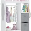 UTEX Kids Play Armoire with Mirror