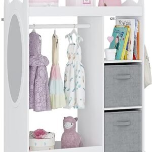 UTEX Kids Play Armoire with Mirror